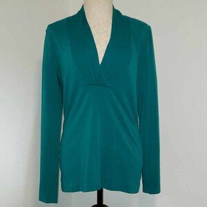 Express Sexy Stretch Aqua Colored Top Size Large
